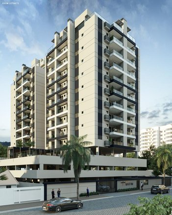 apartment em Rua Fernão Dias Paes Leme, Vila Atlântica - Caraguatatuba - SP