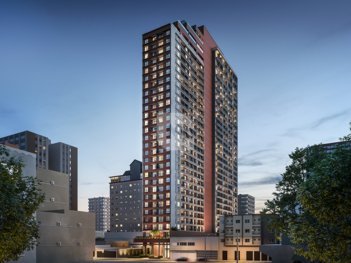 apartment em Rua André de Barros, Centro - Curitiba - PR