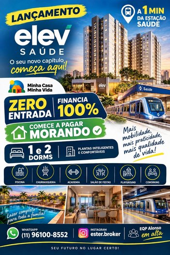apartment em Avenida Miguel Estefno, Saúde - São Paulo - SP