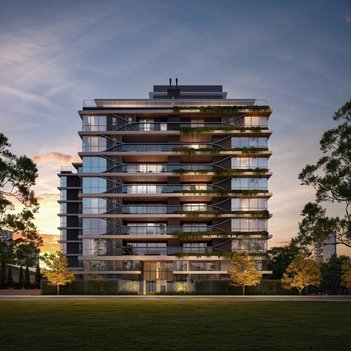 apartment em Rua Fernando Simas, Mercês - Curitiba - PR