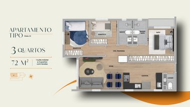 apartment em Rua Professora Bartira Mourão, Buritis - Belo Horizonte - MG