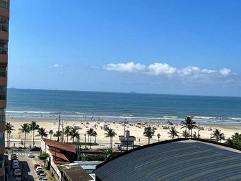 apartment em Rua Alberto Santos Doumont, Guilhermina - Praia Grande - SP