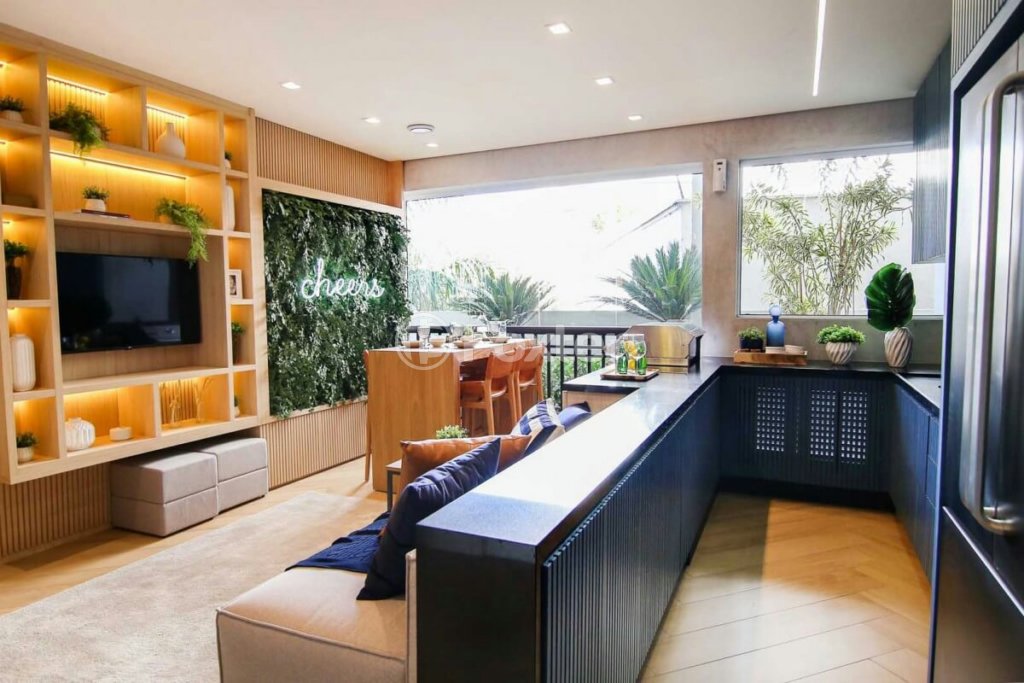 sala-de-estar-e-cozinha-integradas-com-ilha-e-vista-para-a-cidade