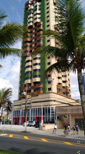 apartment em Rua Alberto Santos Doumont, Guilhermina - Praia Grande - SP