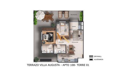 apartment em Rua Salvador Gaeta, Vila Augusta - Guarulhos - SP