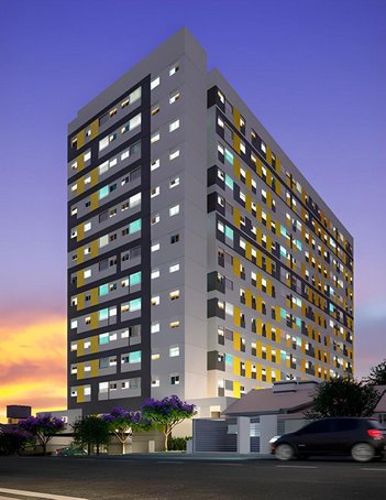 apartment em Rua Felipe Camarão, Centro - Diadema - SP