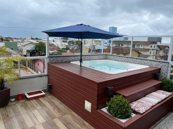 apartment em Servidão Ayrton Senna, Ingleses do Rio Vermelho - Florianópolis - SC
