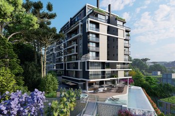 apartment em Rodovia BR-277 Curitiba-Ponta Grossa, Mossunguê - Curitiba - PR