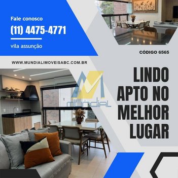 apartment em Rua Tabaiares, Vila Assunção - Santo André - SP