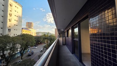 apartment em Rua André Vidal de Negreiros, Ponta da Praia - Santos - SP