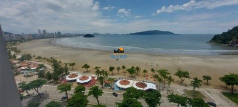 apartment em Rua Saldanha da Gama, Itararé - São Vicente - SP