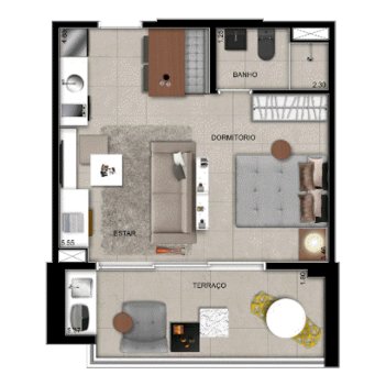 apartment em Brigadeiro Luis Antônio, Bela Vista - São Paulo - SP