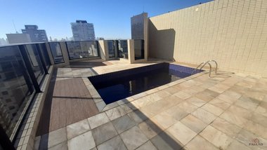apartment em Avenida Doutor Bernardino de Campos, Pompéia - Santos - SP