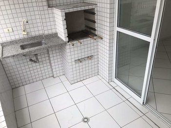 apartment em Avenida Presidente Kennedy, Guilhermina - Praia Grande - SP
