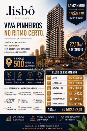 apartment em Rua Lisboa, Cerqueira César - São Paulo - SP