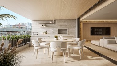 apartment em Rua Francisco Rocha, Batel - Curitiba - PR