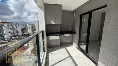 apartment em Rua Pero Vaz de Caminha, Aviação - Praia Grande - SP
