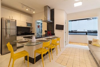 apartment em Avenida Doutor Bernardino de Campos, Pompéia - Santos - SP