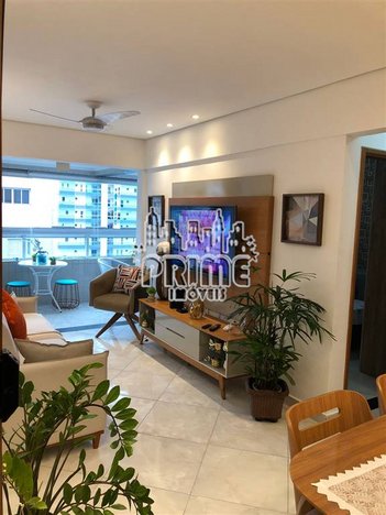apartment em Rua Guimarães Rosa, Ocian - Praia Grande - SP