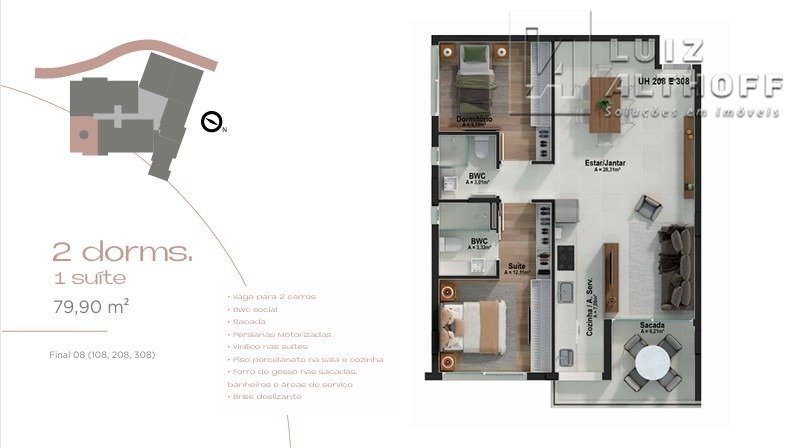 Planta apartamento
