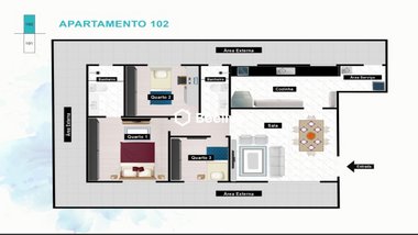 apartment em Rua Conselheiro Saraiva, Alto Barroca - Belo Horizonte - MG