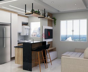 apartment em Rua Leonardo Nunes, Parque São Vicente - São Vicente - SP