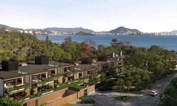 apartment em Estrada Haroldo Soares Glavan, Cacupé - Florianópolis - SC