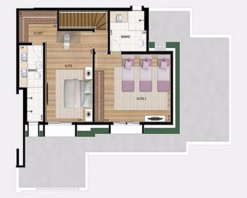apartment em Rua Lazar Segal, Vila Inglesa - Campos do Jordão - SP
