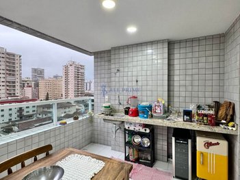 apartment em Rua Francisco Pettinati, Ocian - Praia Grande - SP