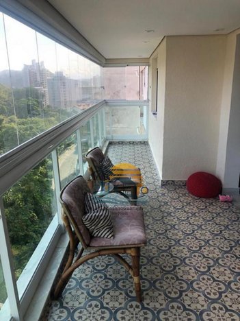 apartment em Rua Nelson Cajado, Jardim Astúrias - Guarujá - SP