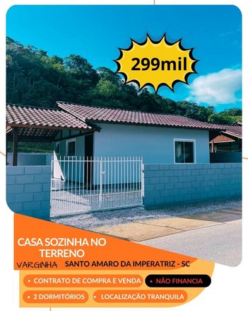 house em Rua Morro do Petry, Varginha - Santo Amaro da Imperatriz - SC
