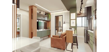 apartment em Rua João Bonat, Novo Mundo - Curitiba - PR