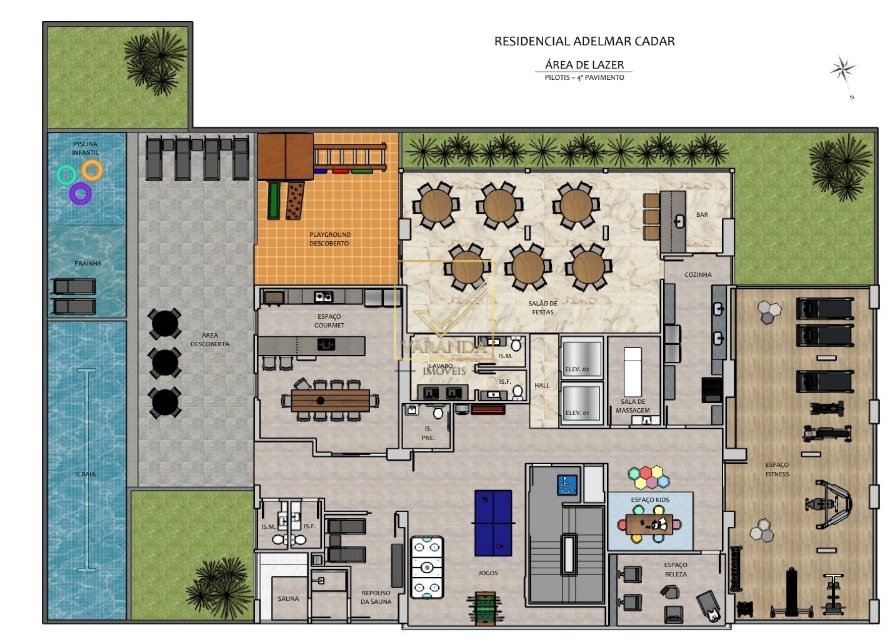 Excelente opção em investimento em apartamento de 3 quartos luxo à venda no bairro São Lucas