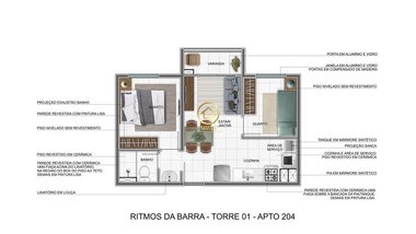 apartment em Rua Professor Walter Lerner, Várzea da Barra Funda - São Paulo - SP