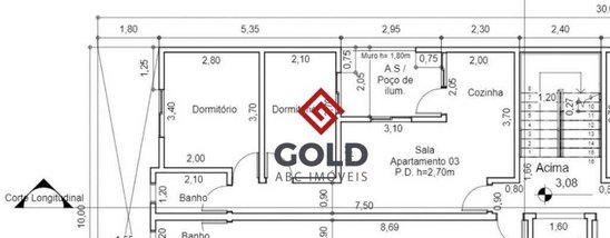 apartment em Rua Turquia, Parque das Nações - Santo André - SP