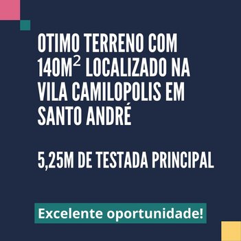 land_lot em Rua São Camilo, Vila Camilópolis - Santo André - SP