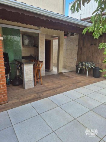 house em Rua Carijós, Tupi - Praia Grande - SP