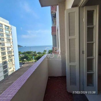 apartment em Avenida Bartholomeu de Gusmão, Boqueirão - Santos - SP