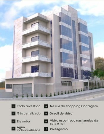 apartment em Alameda dos Rouxinois, Cabral - Contagem - MG