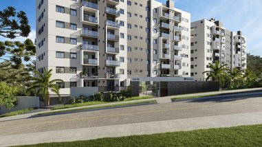 apartment em Rua Luiz Ronaldo Canalli, Campo Comprido - Curitiba - PR