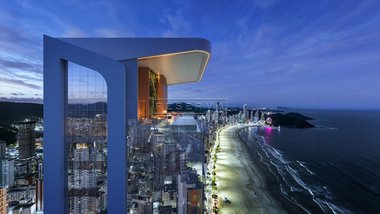 apartment em Avenida Atlântica, Centro - Balneário Camboriú - SC