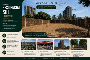 land_lot em Rua das Rosas, Setor Residencial Sul - Sinop - MT