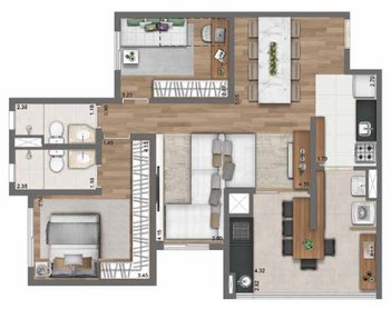 apartment em Avenida Alberto Augusto Alves, Vila Andrade - São Paulo - SP