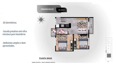 apartment em Rua José Ferrari Pegoreli, Barranco Alto - Caraguatatuba - SP