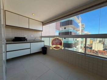 apartment em Avenida Osasco, Ocian - Praia Grande - SP