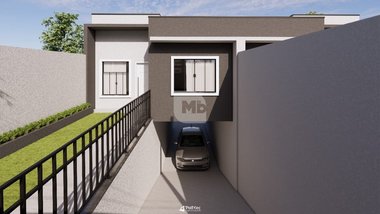 house em Rua Seriema, Capela Velha - Araucária - PR