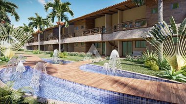 apartment em Via Principal, Itacimirim (Monte Gordo) - Camaçari - BA