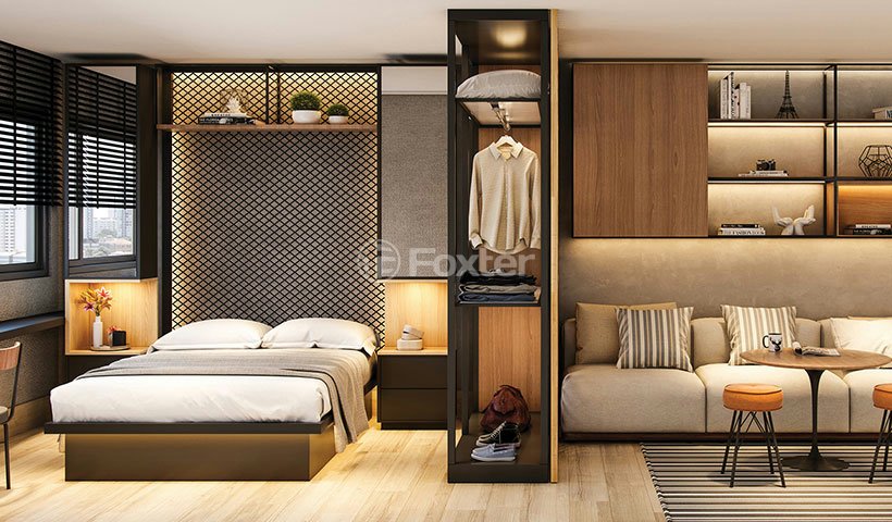 quarto-moderno-com-cama-e-closet
