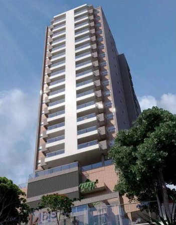 apartment em Rua Doutor Júlio de Mesquita Filho, Aviação - Praia Grande - SP