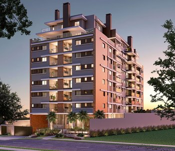 apartment em Rua José Cadilhe, Água Verde - Curitiba - PR